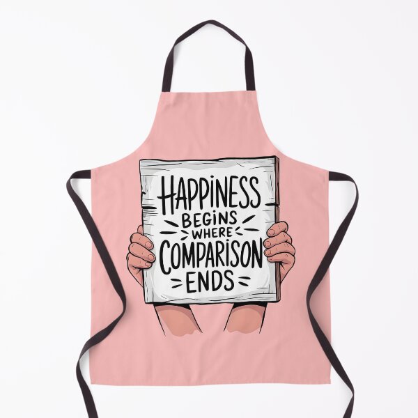 Item preview, Happiness Begins Where Comparison Ends, Inspirational Mental Health Reminder designed and sold by MoMidoStore.