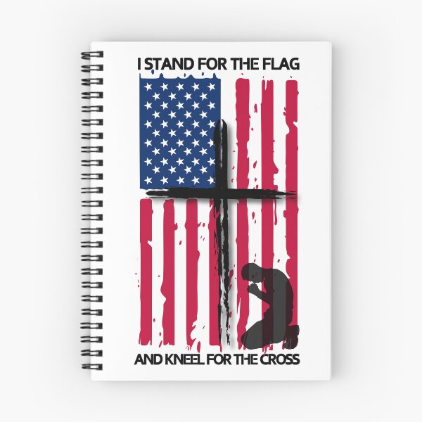 Item preview, I STAND FOR THE FLAG AND KNEEL FOR THE CROSS designed and sold by Canvations.