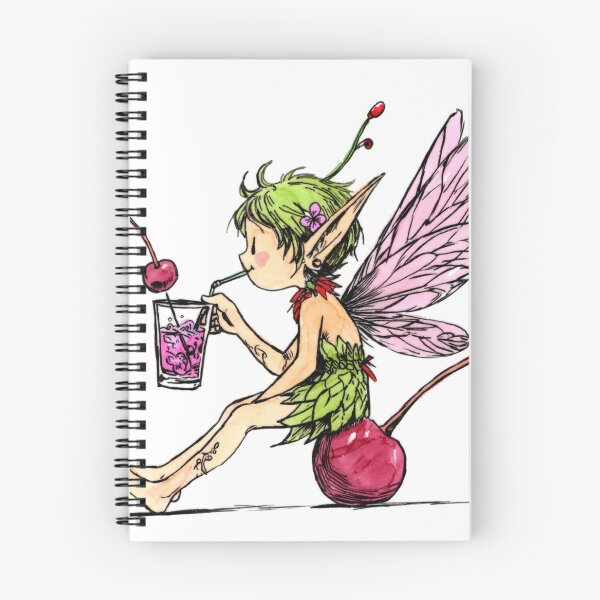 Item preview, Cherry Bourbon Pixie designed and sold by Scribbles & Doodles by Jinx.