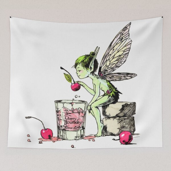 Item preview, Cherry Bourbon Sprite designed and sold by Scribbles & Doodles by Jinx.