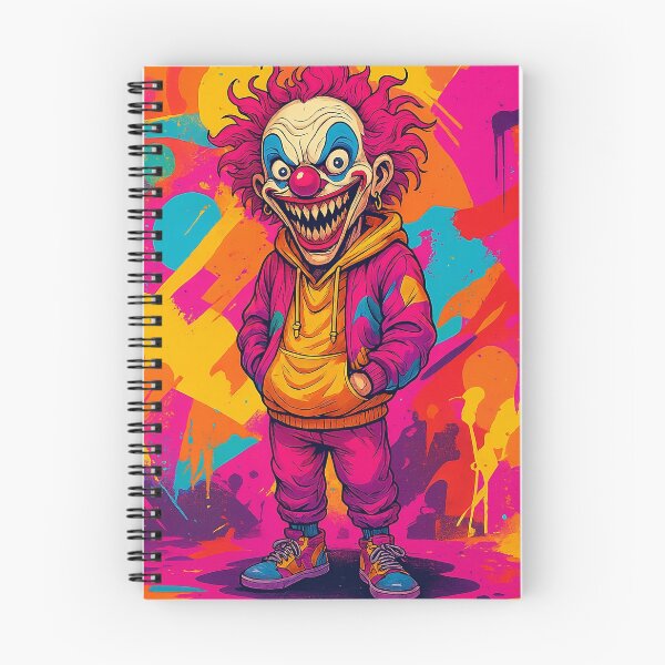 Item preview, Neon Street Clown – Urban Horror designed and sold by SnapLabDesigns.