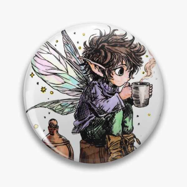 Item preview, Coffee Rum Pixie designed and sold by Scribbles & Doodles by Jinx.
