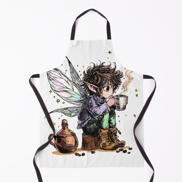 Item preview, Coffee Rum Pixie designed and sold by Scribbles & Doodles by Jinx.