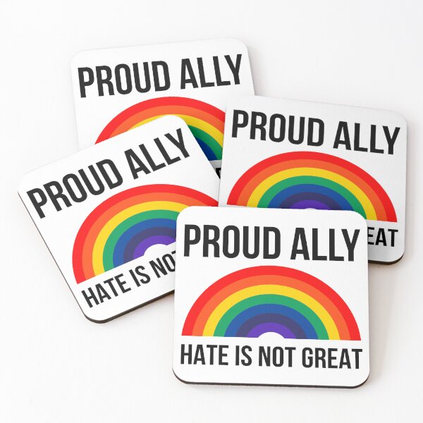 Item preview, Proud ally hate is not great designed and sold by Rachel the Artist .