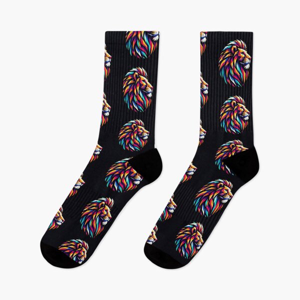 Item preview, Colorful geometric lion  designed and sold by Dogandesighn.
