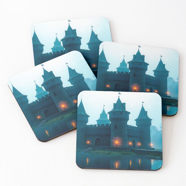 Item preview, Castle of nocturnal secrets designed and sold by Peter Kraaibeek | Generative Designs and Car Art.