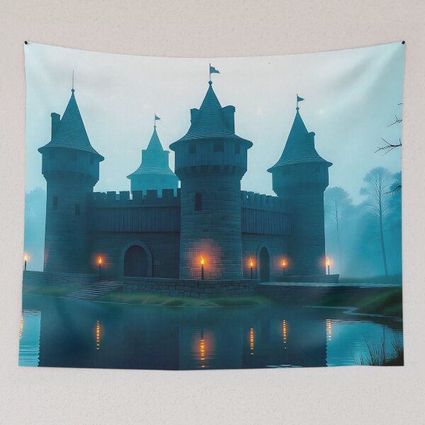 Item preview, Castle of nocturnal secrets designed and sold by Peter Kraaibeek Art Gallery.