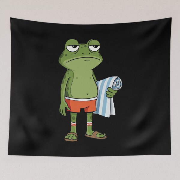 Item preview, Funny Grumpy Frog designed and sold by TeeARTHY.