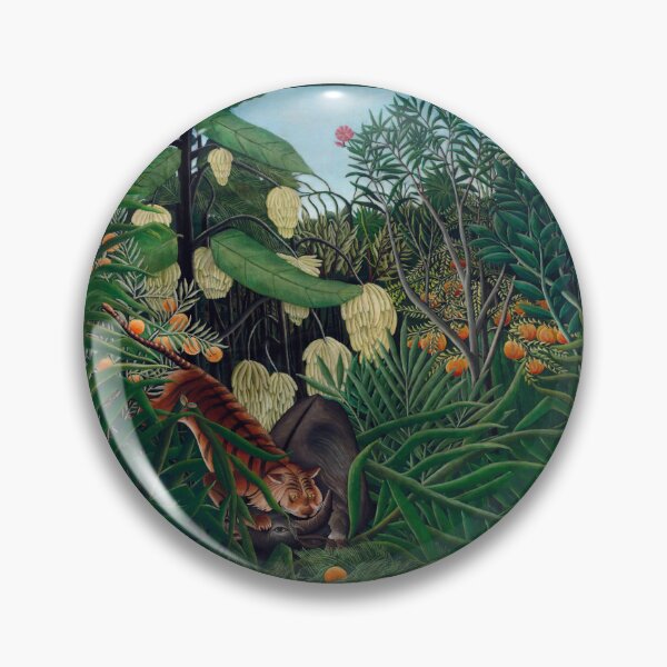 Item preview, Fight between a Tiger and a Buffalo (1908) | Henri Rousseau designed and sold by Oliveirallan.