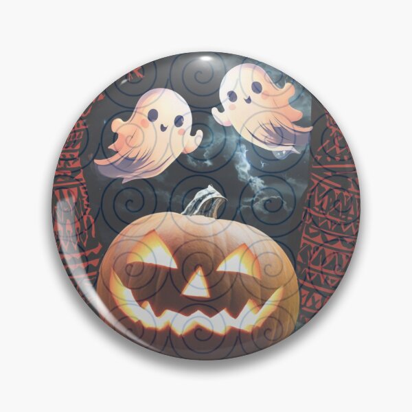 Item preview, Tribal Ghosties in Indigo Play – Cute Halloween Spirit Art designed and sold by PimTribe.