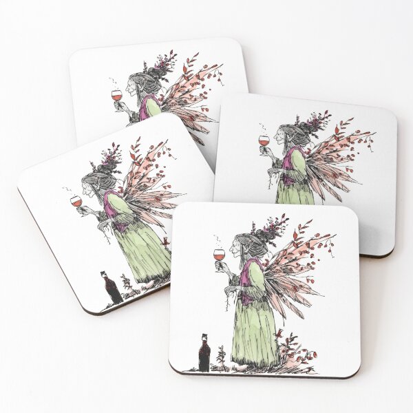 Item preview, Elderflower Rose Sangria Fairy designed and sold by Scribbles & Doodles by Jinx.
