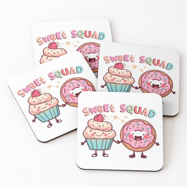 Item preview, Sweet Squad Cupcake Donut designed and sold by TrueCraftDesign.