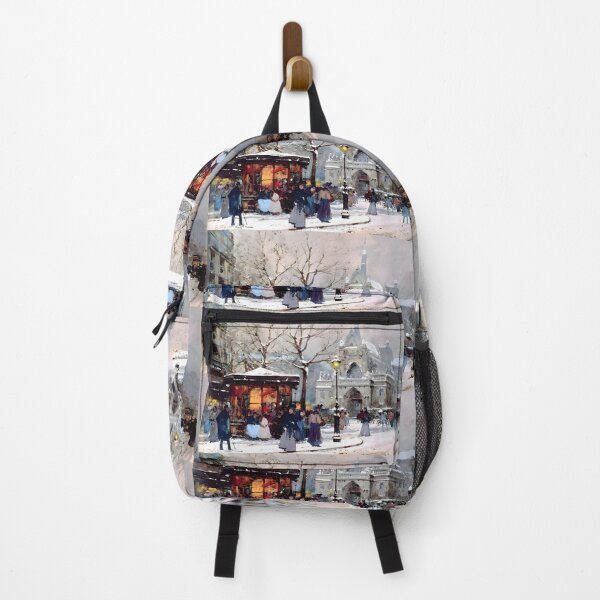Item preview, Snow Scene in Paris - Eugene Galien-Laloue designed and sold by Jon-Baran.