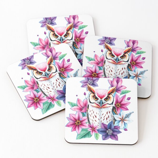 Item preview, Vivid Colorful Owl – Vibrant Wildlife Art for Nature Lovers designed and sold by Naturalite19.