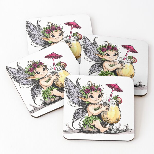 Item preview, Frozen Banana Daquiri Pixie designed and sold by Scribbles & Doodles by Jinx.