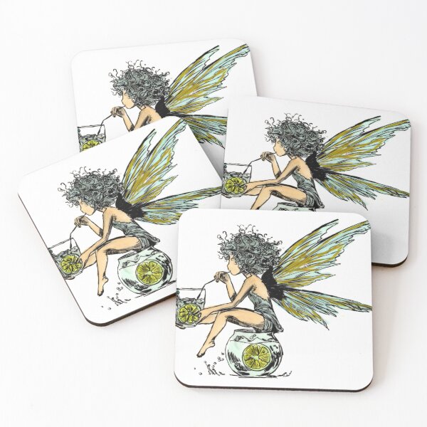 Item preview, Gin and Tonic Fairy designed and sold by Scribbles & Doodles by Jinx.