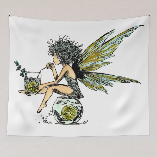 Item preview, Gin and Tonic Fairy designed and sold by Scribbles & Doodles by Jinx.