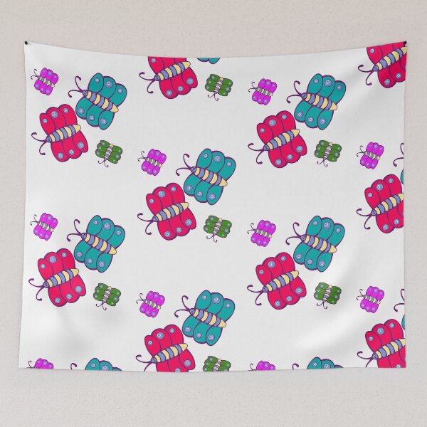 Item preview, Whimsical Butterfly-Inspired Colorful Insect Design – Fun and Vibrant Artwork designed and sold by Swati's Digital Den.