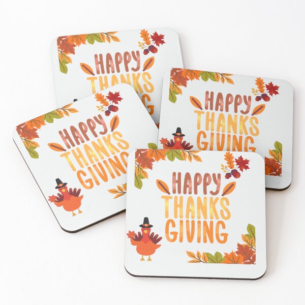 Item preview, Thanksgiving Day Celebration – Cute Turkey & Fall Leaves designed and sold by alkareem-ca.