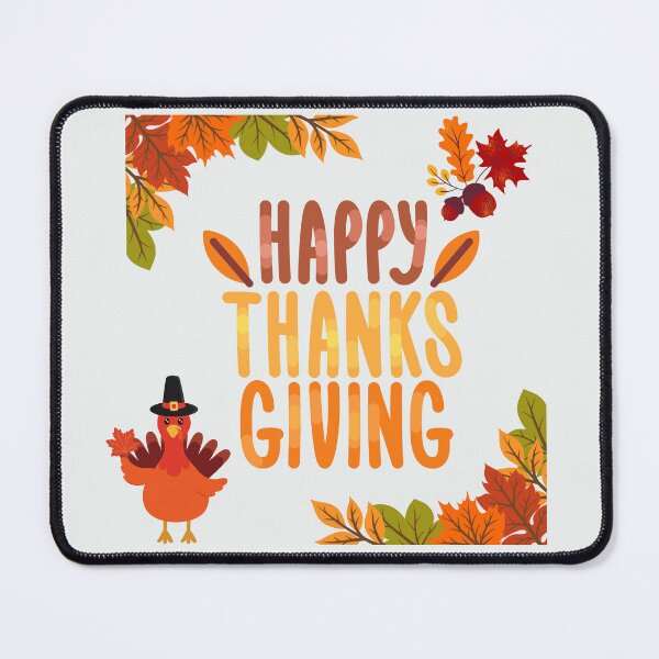 Item preview, Thanksgiving Day Celebration – Cute Turkey & Fall Leaves designed and sold by alkareem-ca.