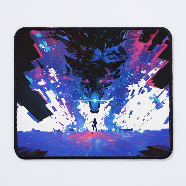 Item preview, Facing the Digital Void Beast designed and sold by Christian Weiss.