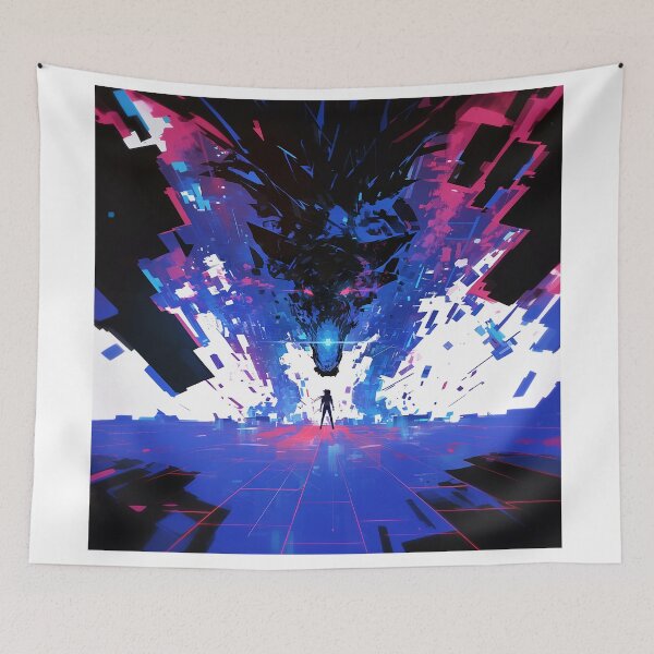Item preview, Facing the Digital Void Beast designed and sold by Christian Weiss.
