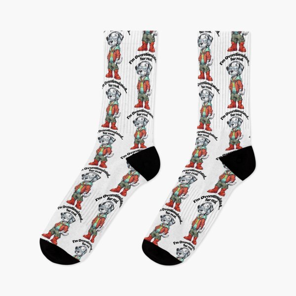 Item preview, I’m Overstimulated Fur Real | Funny Dalmatian Dog Hip Hop Design | Cool Pet Lover Art designed and sold by WHDProduction45.