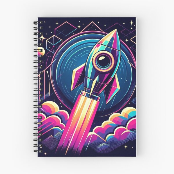 Item preview, Colorful geometric rocket  designed and sold by Dogandesighn.