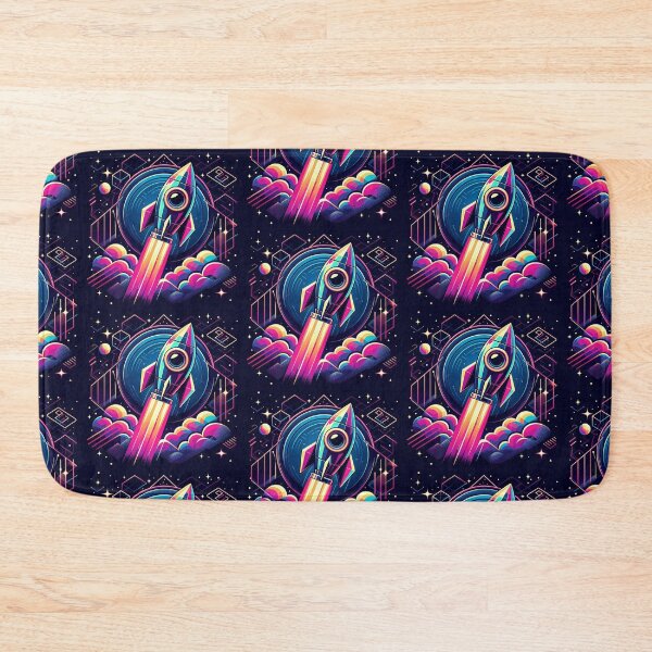 Item preview, Colorful geometric rocket  designed and sold by Dogandesighn.