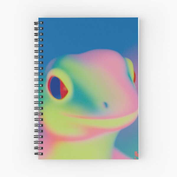 Item preview, Smiling Rainbow Lizard in Soft Focus designed and sold by Skelter-Skelter.
