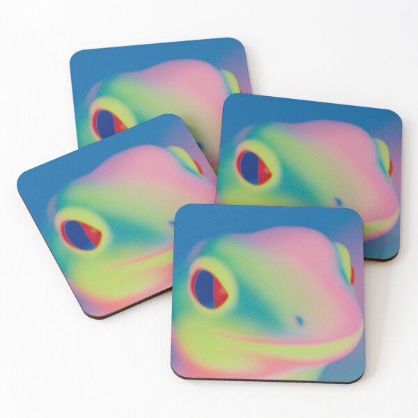 Item preview, Smiling Rainbow Lizard in Soft Focus designed and sold by Skelter-Skelter.
