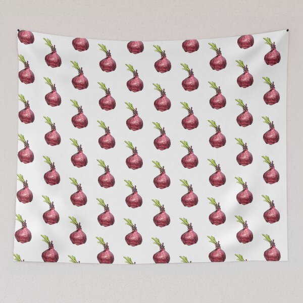 Item preview, Red Onion - Watercolor Art illustration designed and sold by AquarellChill.