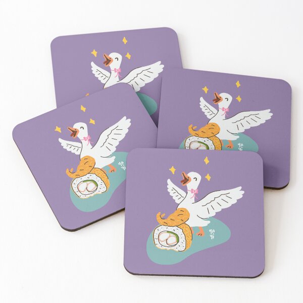 Item preview, Happy for sushi - Funny Goose designed and sold by Yayilustra.
