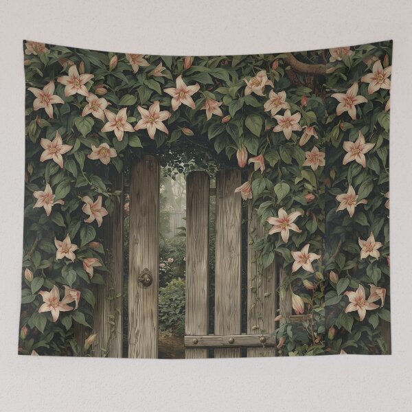 Item preview, Lily Gate – Cottagecore Garden Path designed and sold by Deezyned.