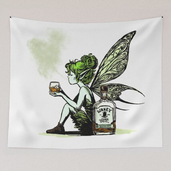 Item preview, Rye Whiskey and Absinthe Sprite designed and sold by Scribbles & Doodles by Jinx.