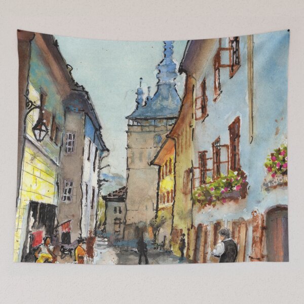 Item preview, Slovenian Streetscape designed and sold by Gregg Brown.