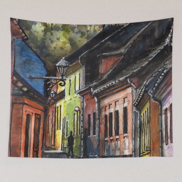 Item preview, Romanian Streetscape designed and sold by Gregg Brown.