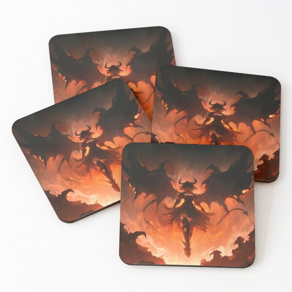 Item preview, Fiery Demon Queen Rising designed and sold by Christian Weiss.
