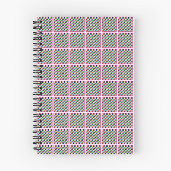 Item preview, RGB Checkerboard Trippy Background — Neon Glitch Sticker designed and sold by RetroFlow Designs..