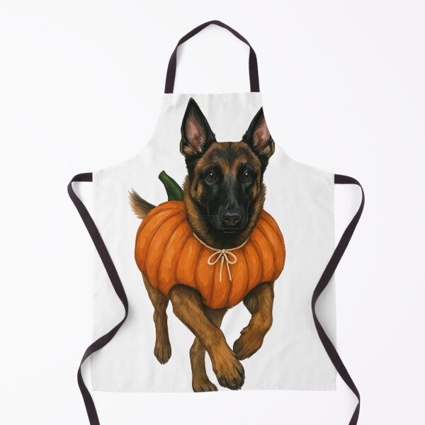 Item preview, Malinois Dog in Pumpkin Costume – Belgian Shepherd Halloween Design designed and sold by GoodyPaws.