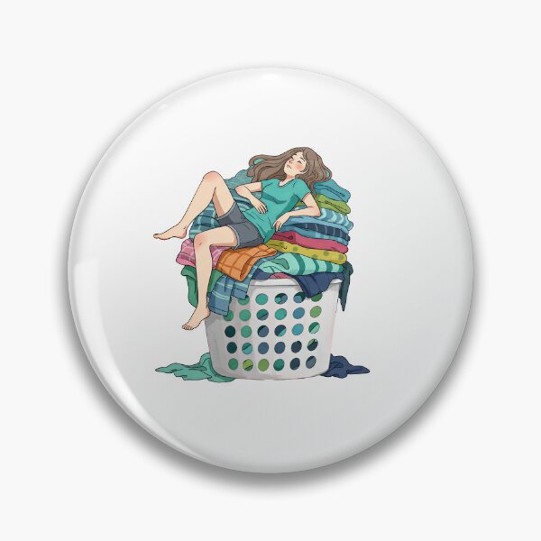 Item preview, Woman Napping on a Laundry  day designed and sold by TeeARTHY.