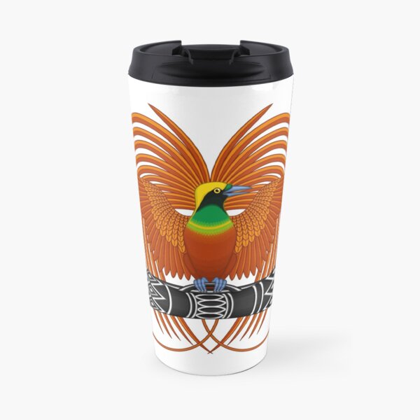 National Emblem of Papua New Guinea Travel Mug