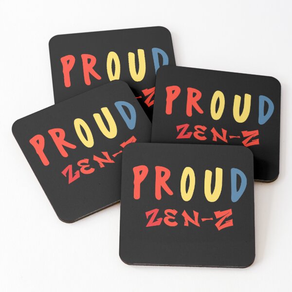 Artikelvorschau, Stolze Gen Z Typografie Bunte Schriftzüge | Cooles ästhetisches Gen-Z Zitat-Design entworfen und verkauft von MOTAS FASHION .