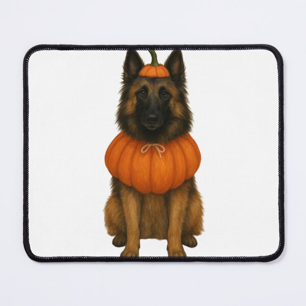 Item preview, Tervueren Dog in Pumpkin Costume – Belgian Shepherd Halloween Design designed and sold by GoodyPaws.