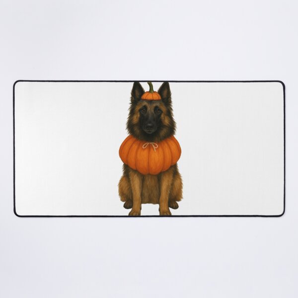 Item preview, Tervueren Dog in Pumpkin Costume – Belgian Shepherd Halloween Design designed and sold by GoodyPaws.