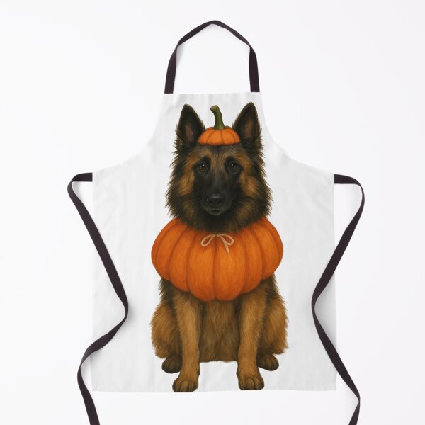 Item preview, Tervueren Dog in Pumpkin Costume – Belgian Shepherd Halloween Design designed and sold by GoodyPaws.