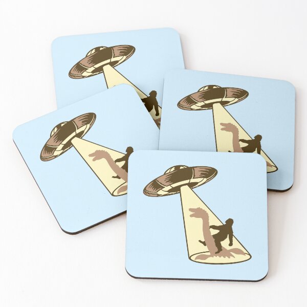 Item preview, Plesiosaur Big Food Loch Ness UFO Alien Monsters designed and sold by shirt-o-mat.