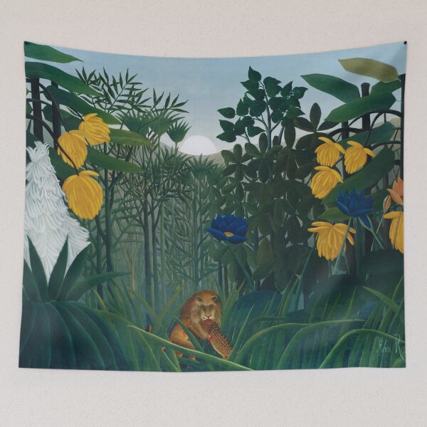Item preview, The Repast of the Lion (1907) | Henri Rousseau designed and sold by Oliveirallan.