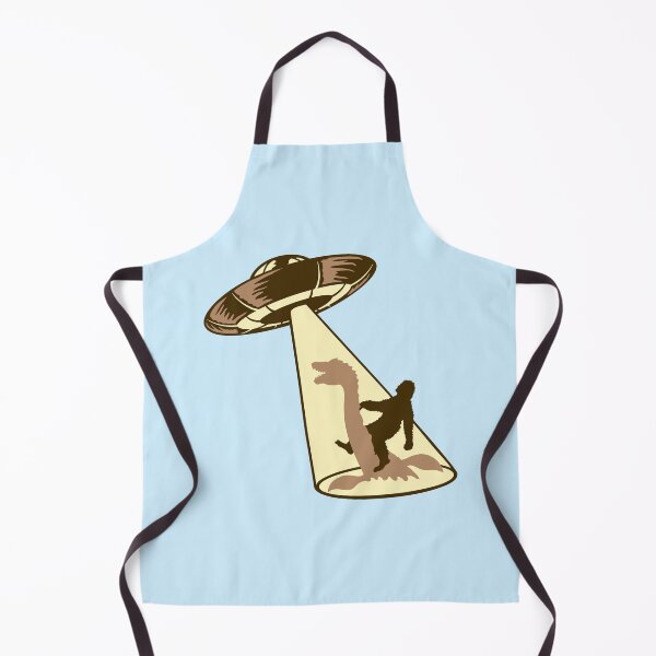 Item preview, Plesiosaur Big Food Loch Ness UFO Alien Monsters designed and sold by shirt-o-mat.