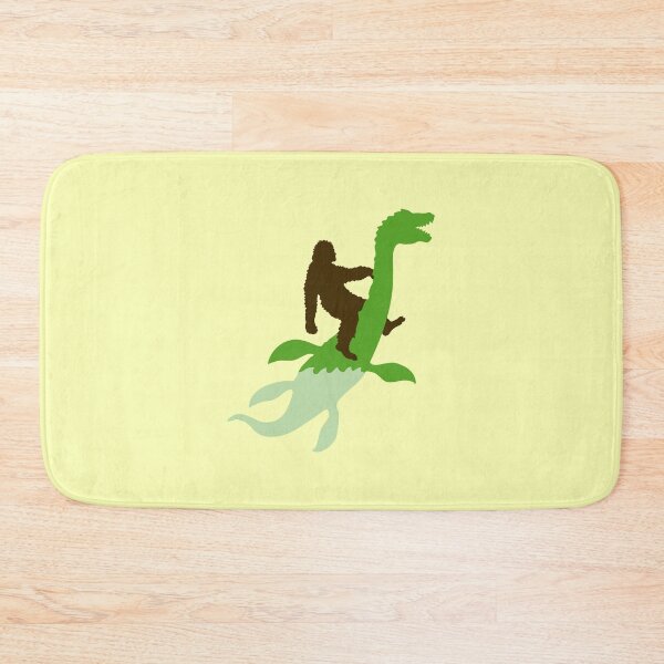 Item preview, Plesiosaur Big Food Loch Ness Monsters Myth Riding designed and sold by shirt-o-mat.